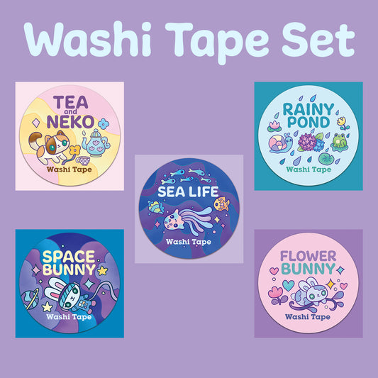 Washi Tape Set of 5