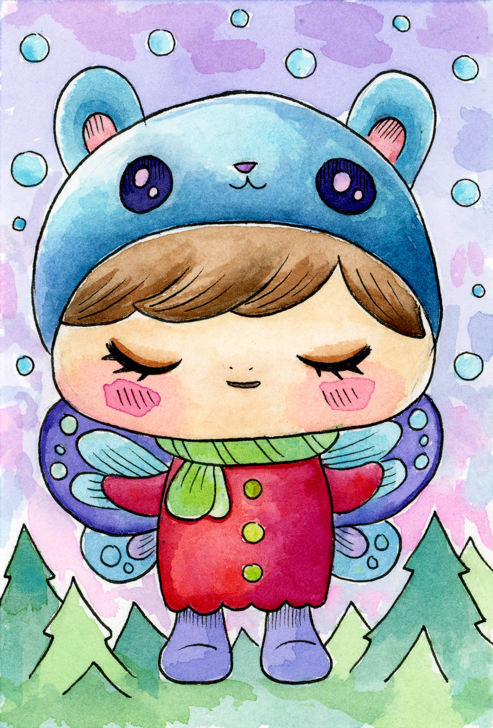 Wonderland, Butterfly Wings - Mini Print