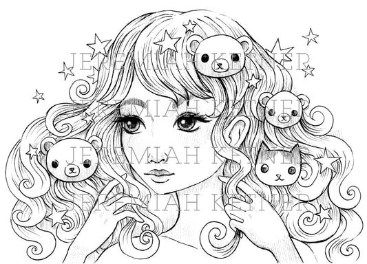 With Us - Coloring Page