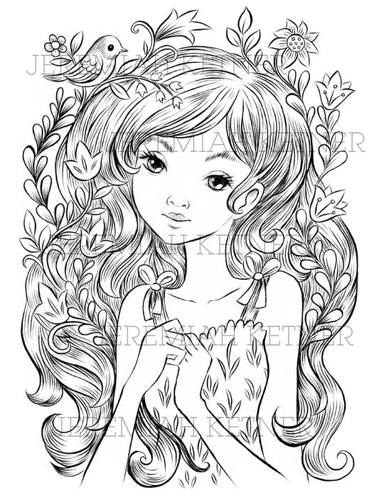 Flora - Coloring Page