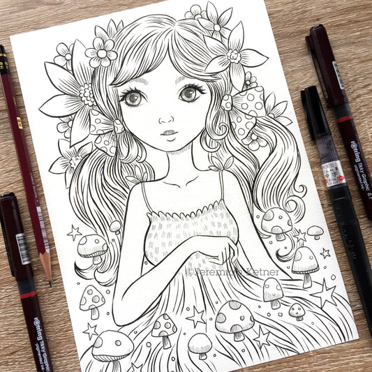 Fairy Ring | Coloring Page | Jeremiah Ketner