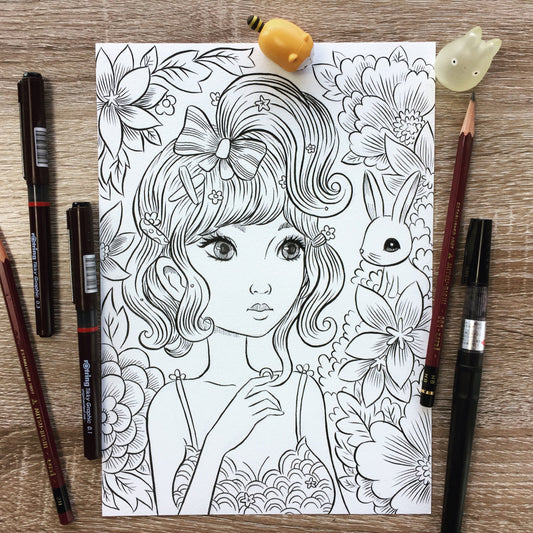 Bunny | Coloring Page | Jeremiah Ketner