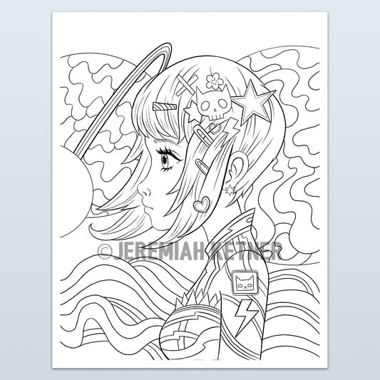 Astral Plane - Coloring Page