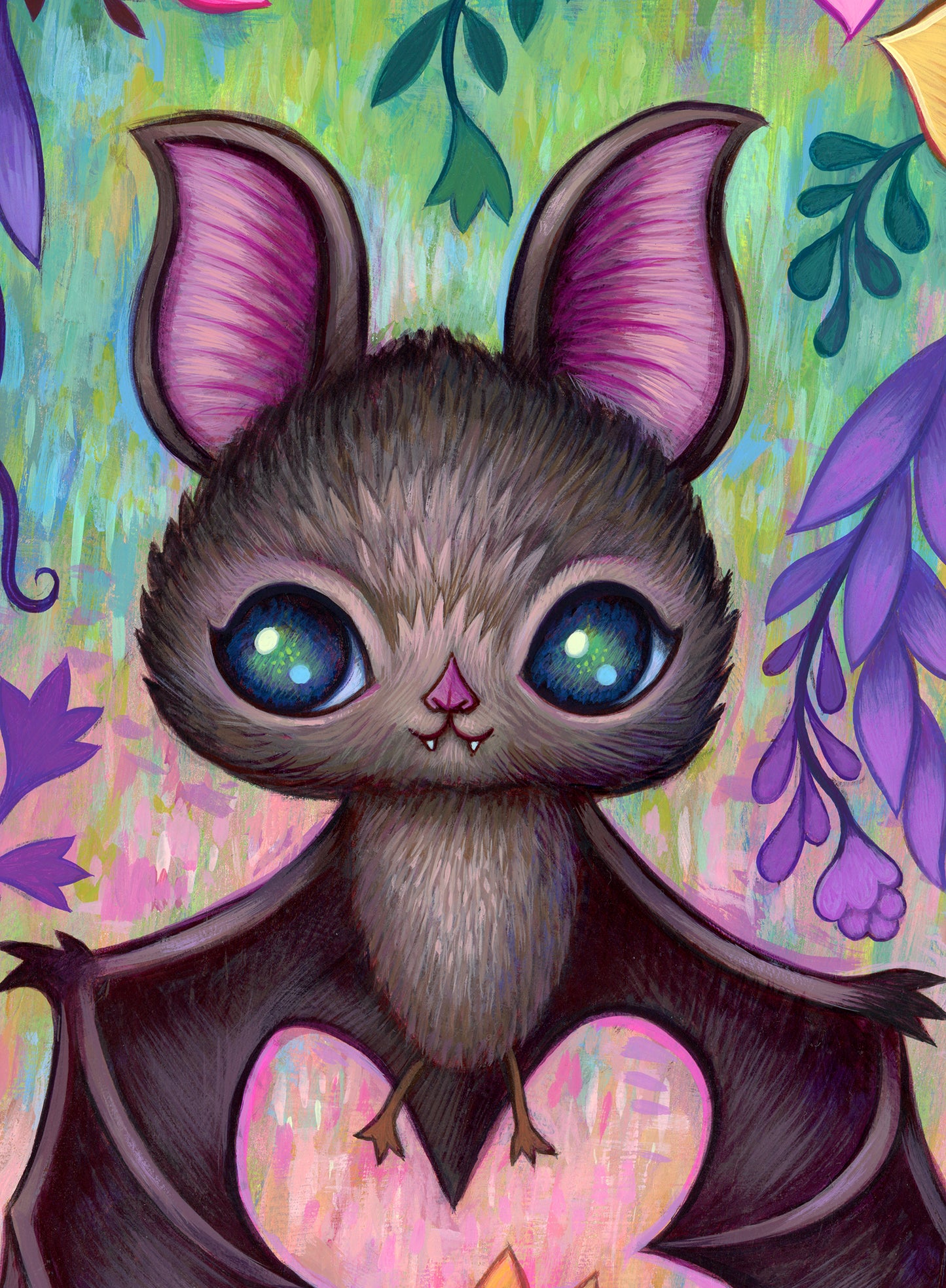 Baby Bat Original Painting