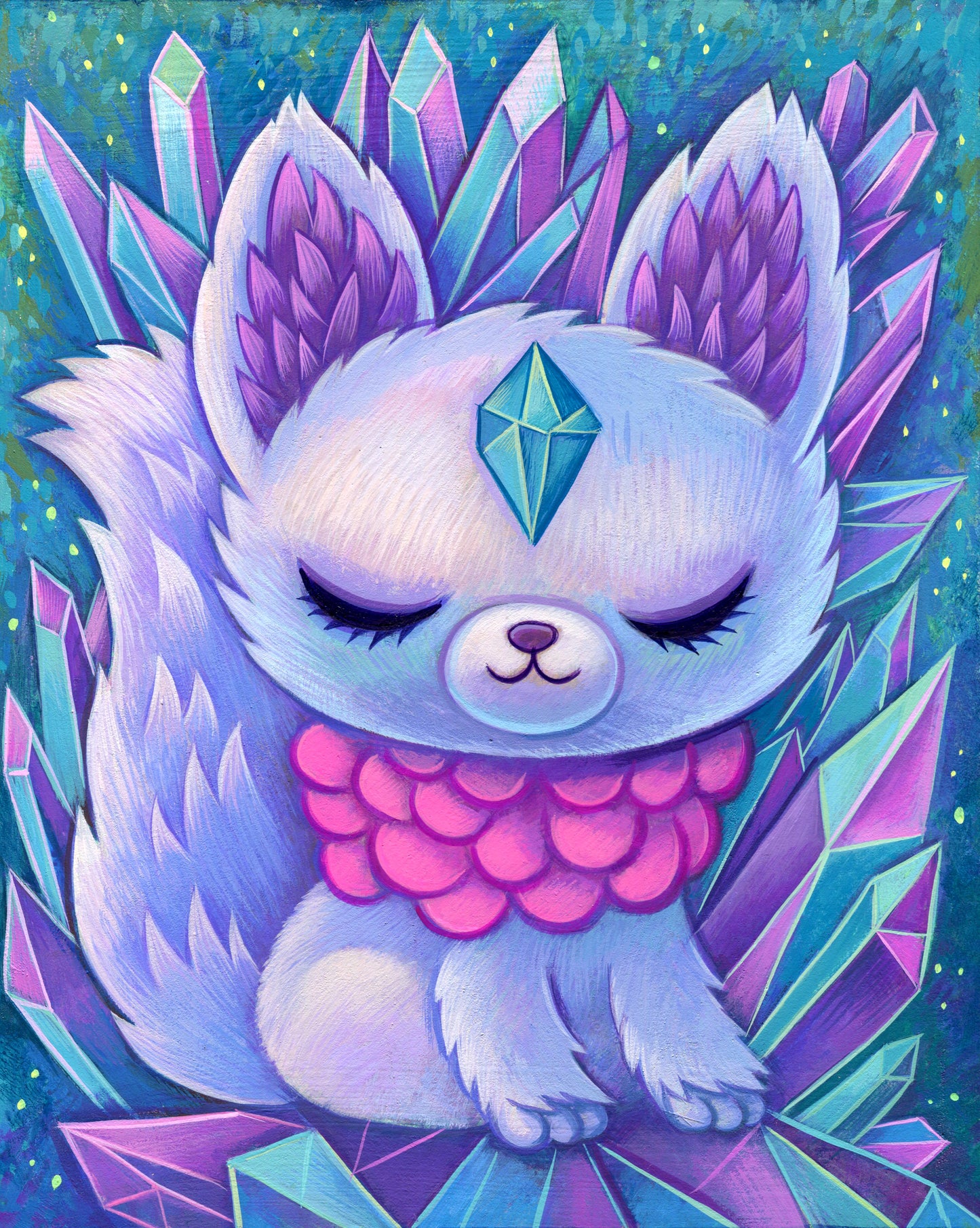 Crystal Fox - Painting