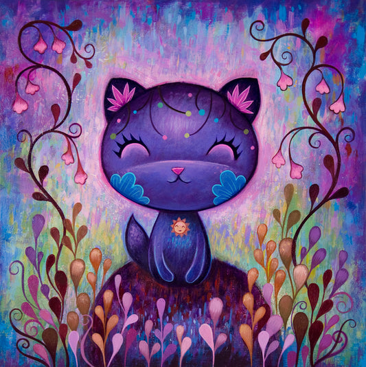 Flower Kitty - Print