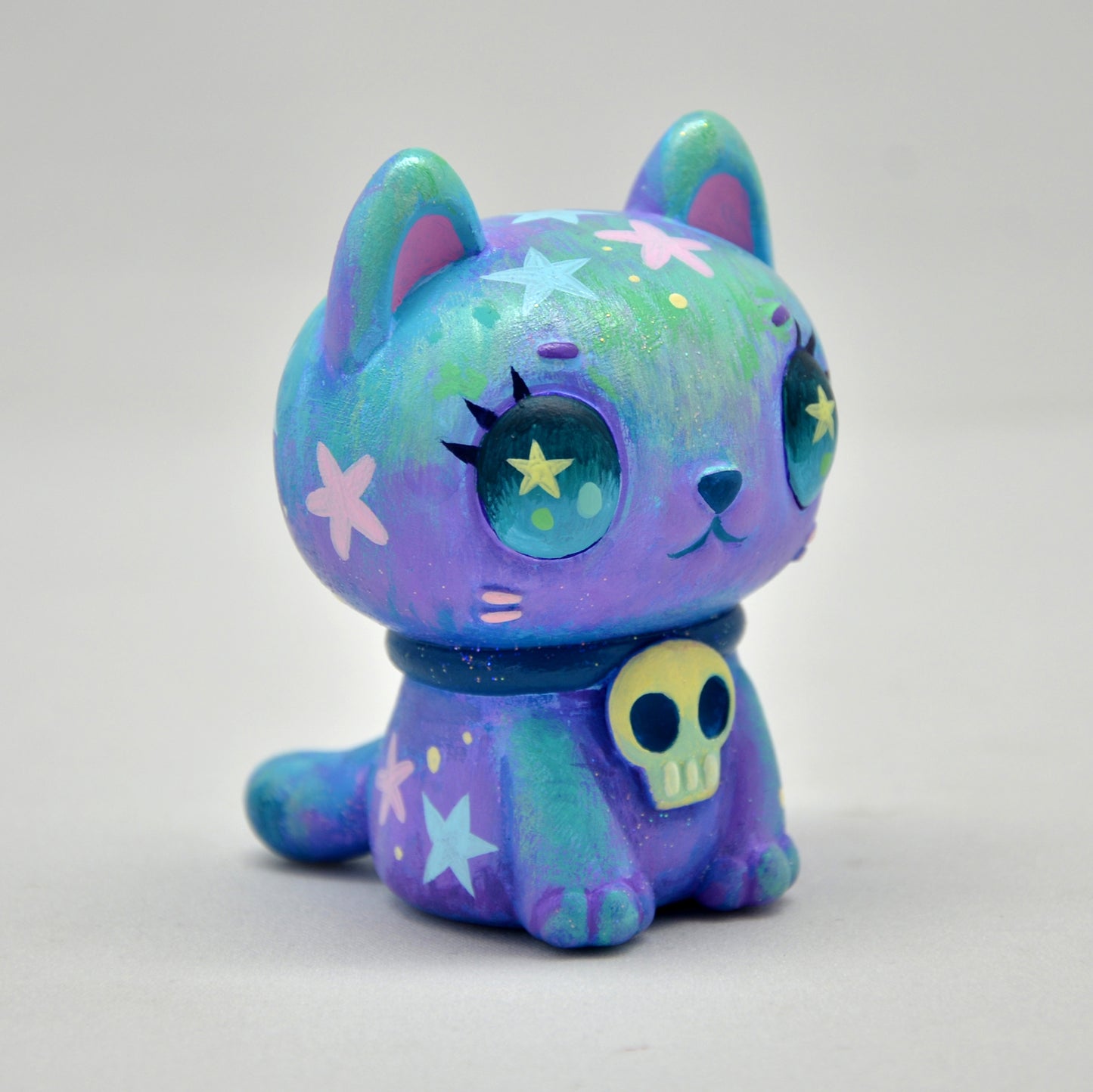 Ghost Kitty - Blue Purple