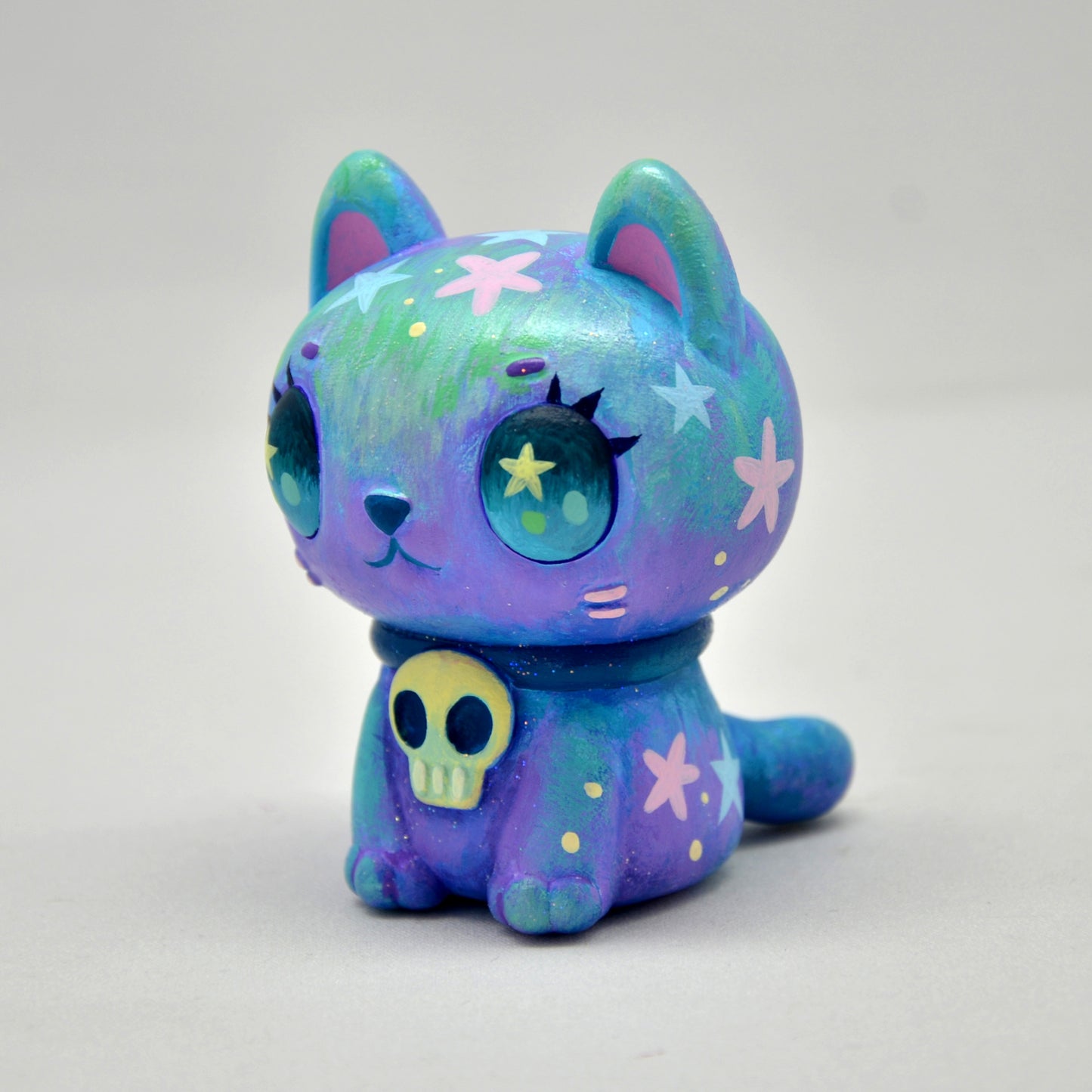 Ghost Kitty - Blue Purple