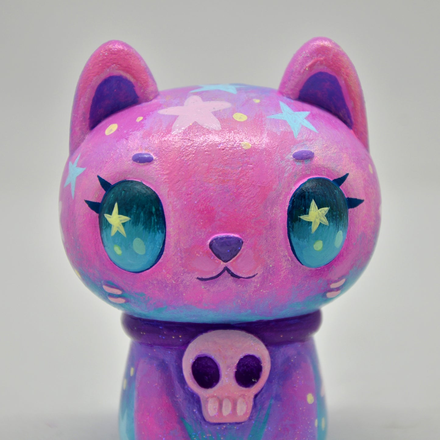 Ghost Kitty - Pink Blue