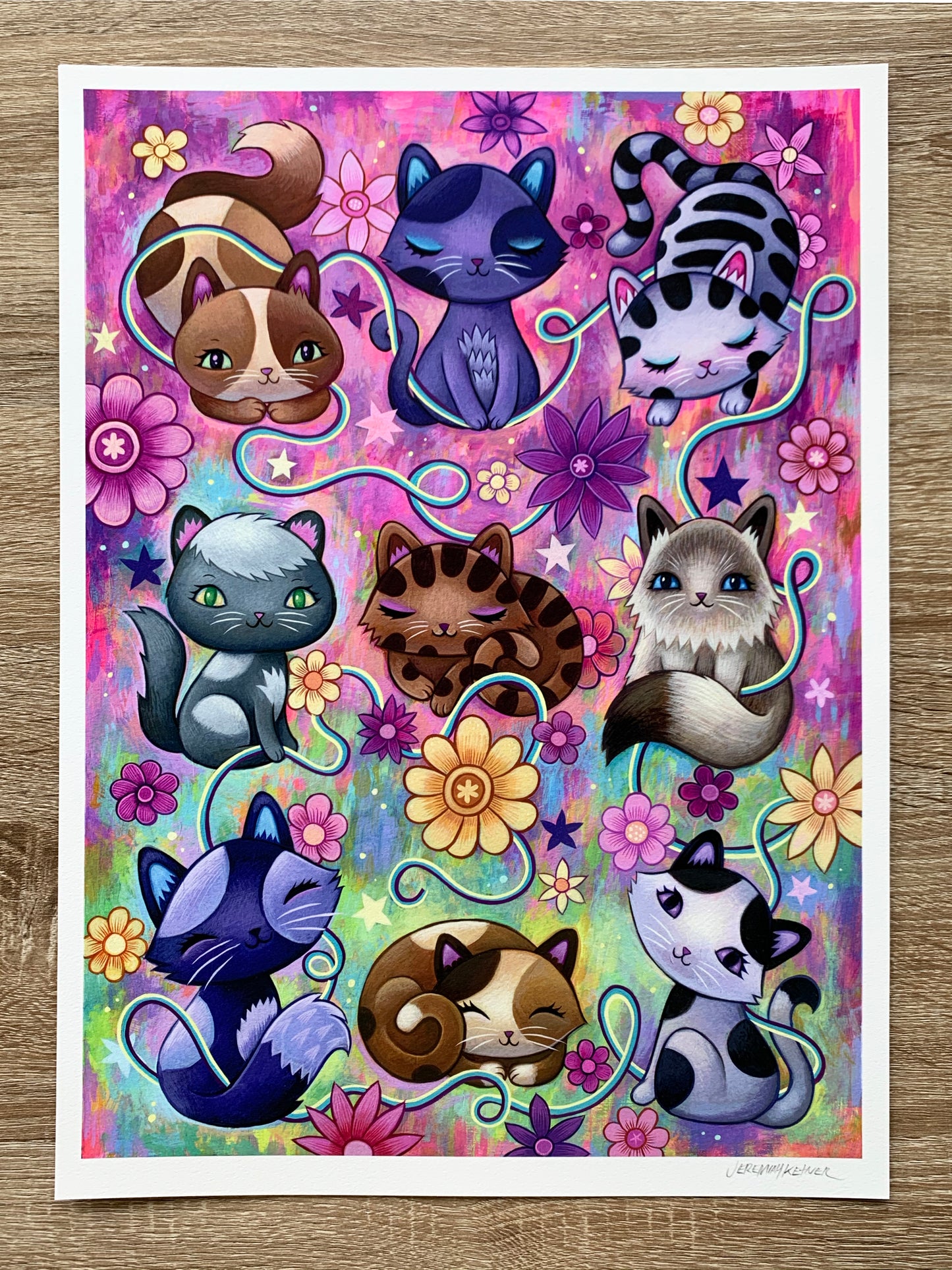 Kitty Cats - Fine Art Print