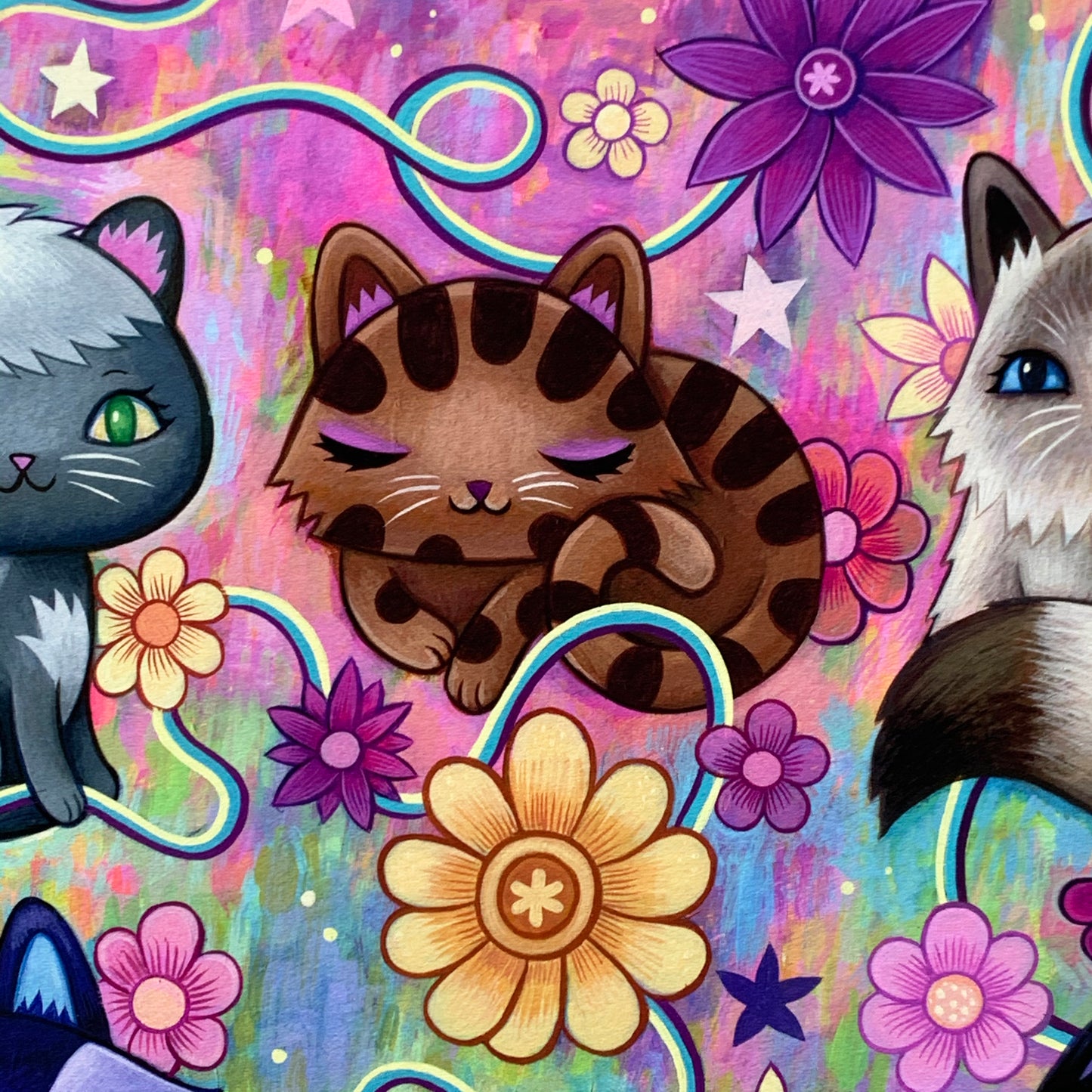 Kitty Cats - Fine Art Print