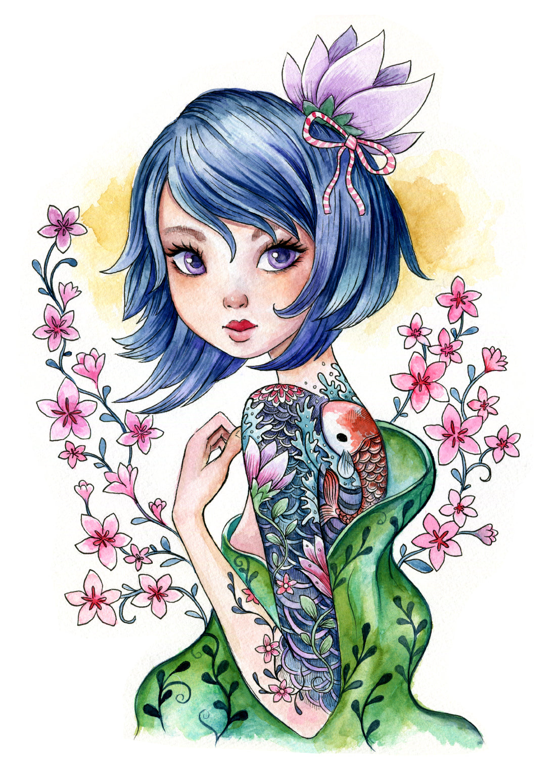 Koi Tattoo - Fine Art Print