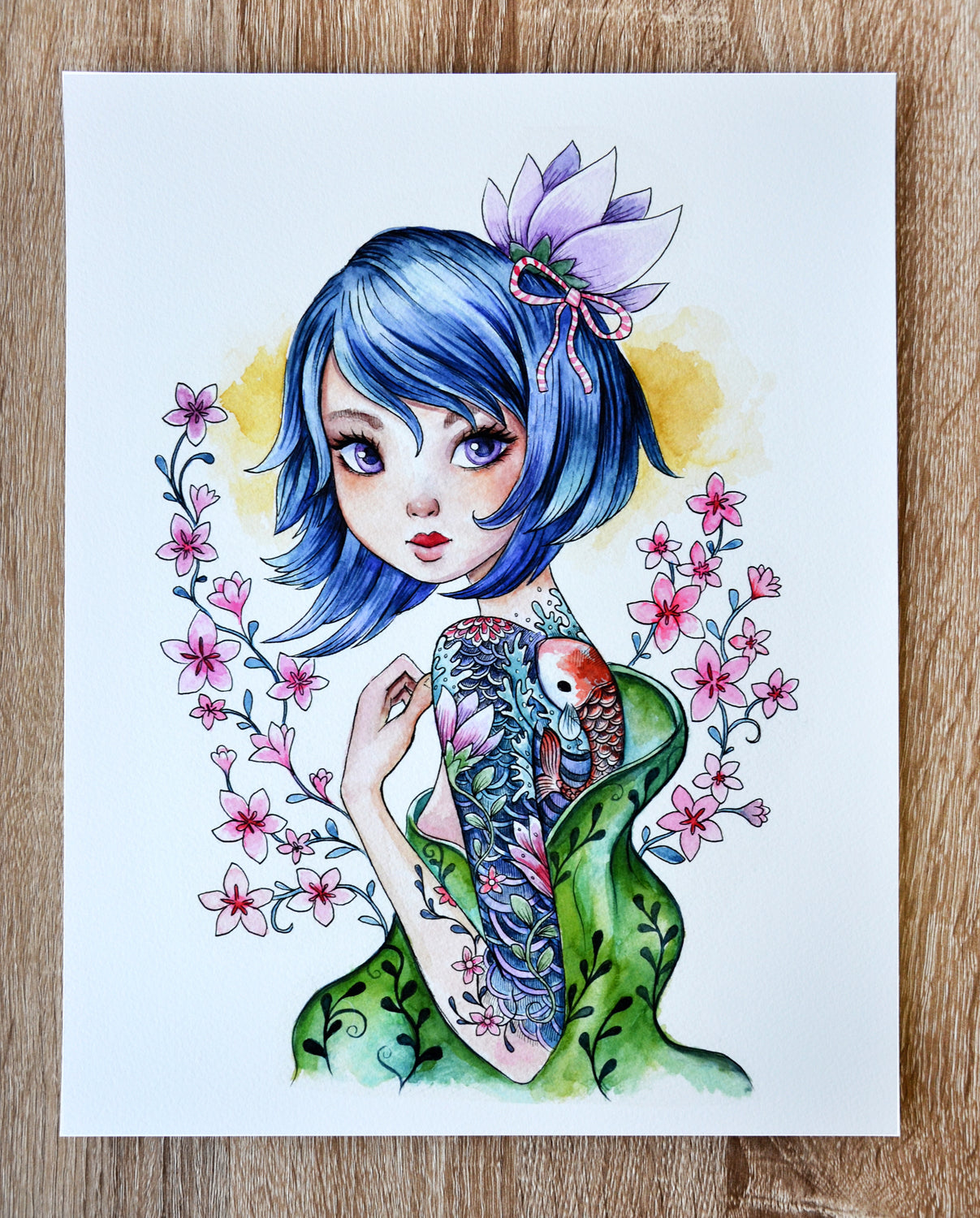 Koi Tattoo - Fine Art Print