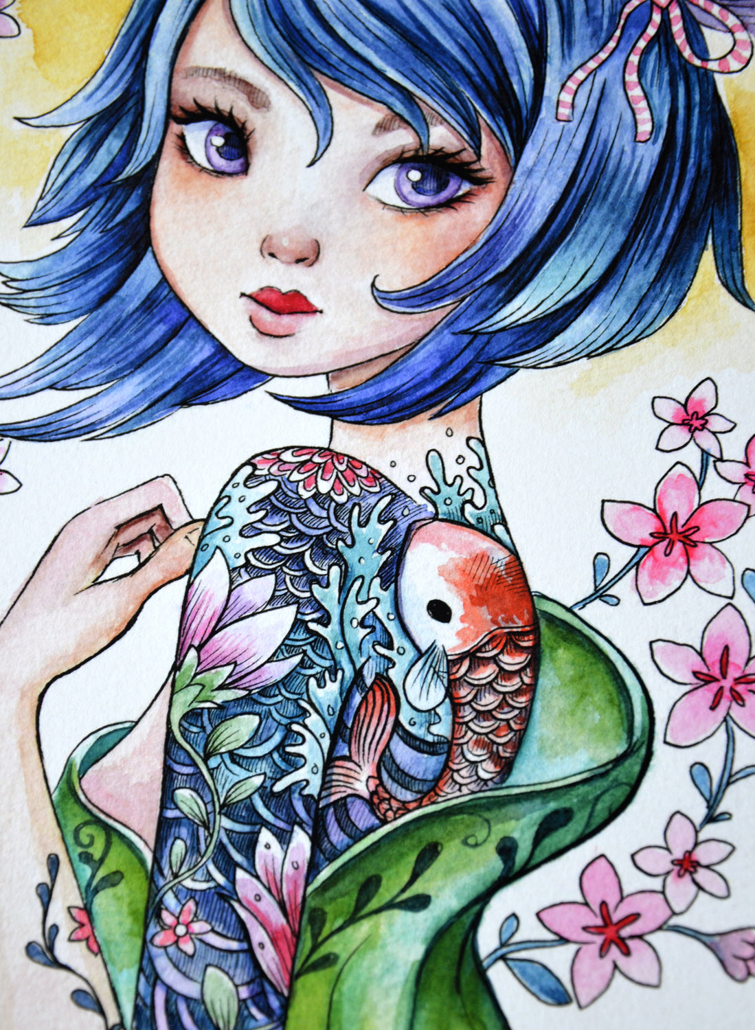 Koi Tattoo - Fine Art Print