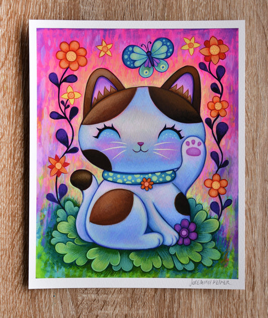 Lucky Manekineko - Fine Art Print