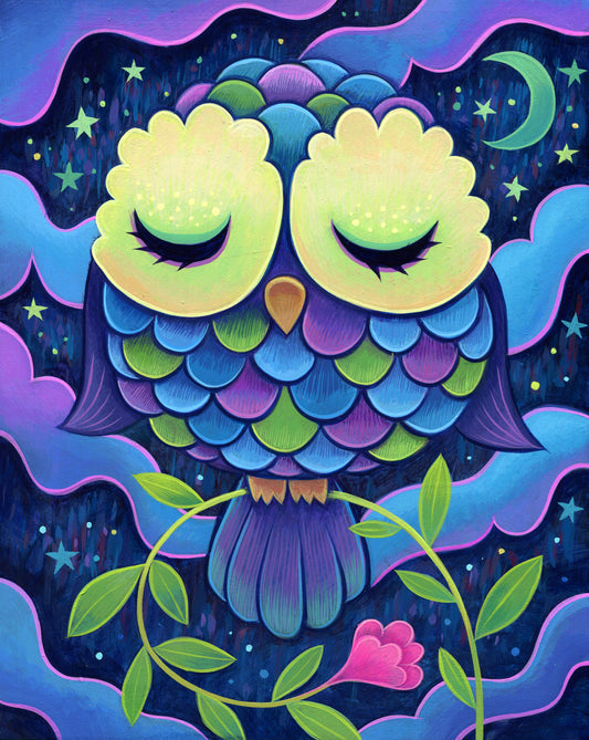 Midnight Owl - Fine Art Print