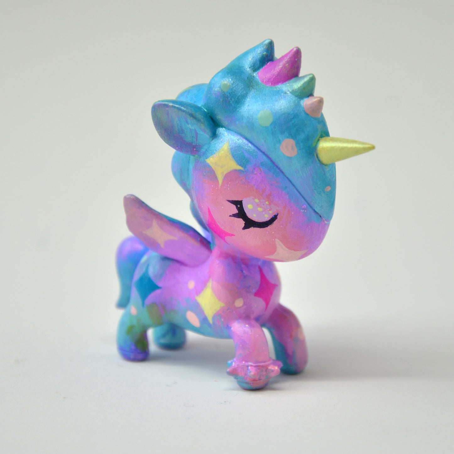 Mini Unicorn Blue Pink A