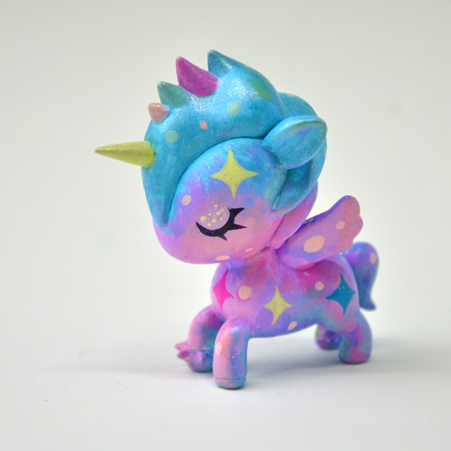 Mini Unicorn Blue Pink A