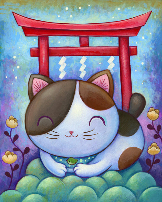 Neko Shrine - Fine Art Print