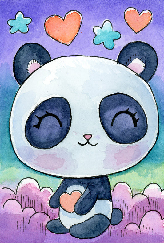 Panda Time - Mini Print