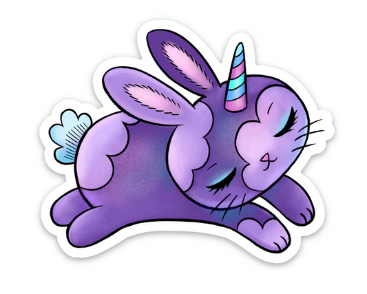 Unicorn Bunny - Sticker