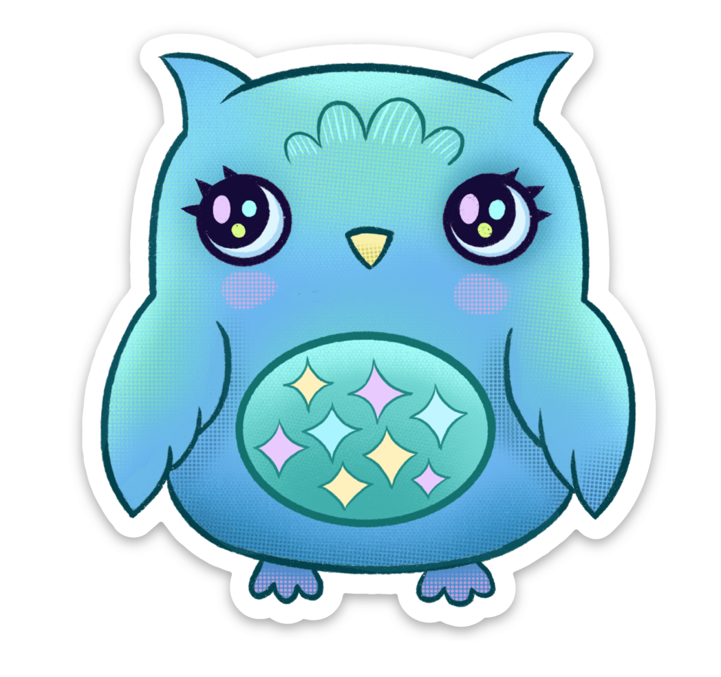 Blue Owl - Sticker