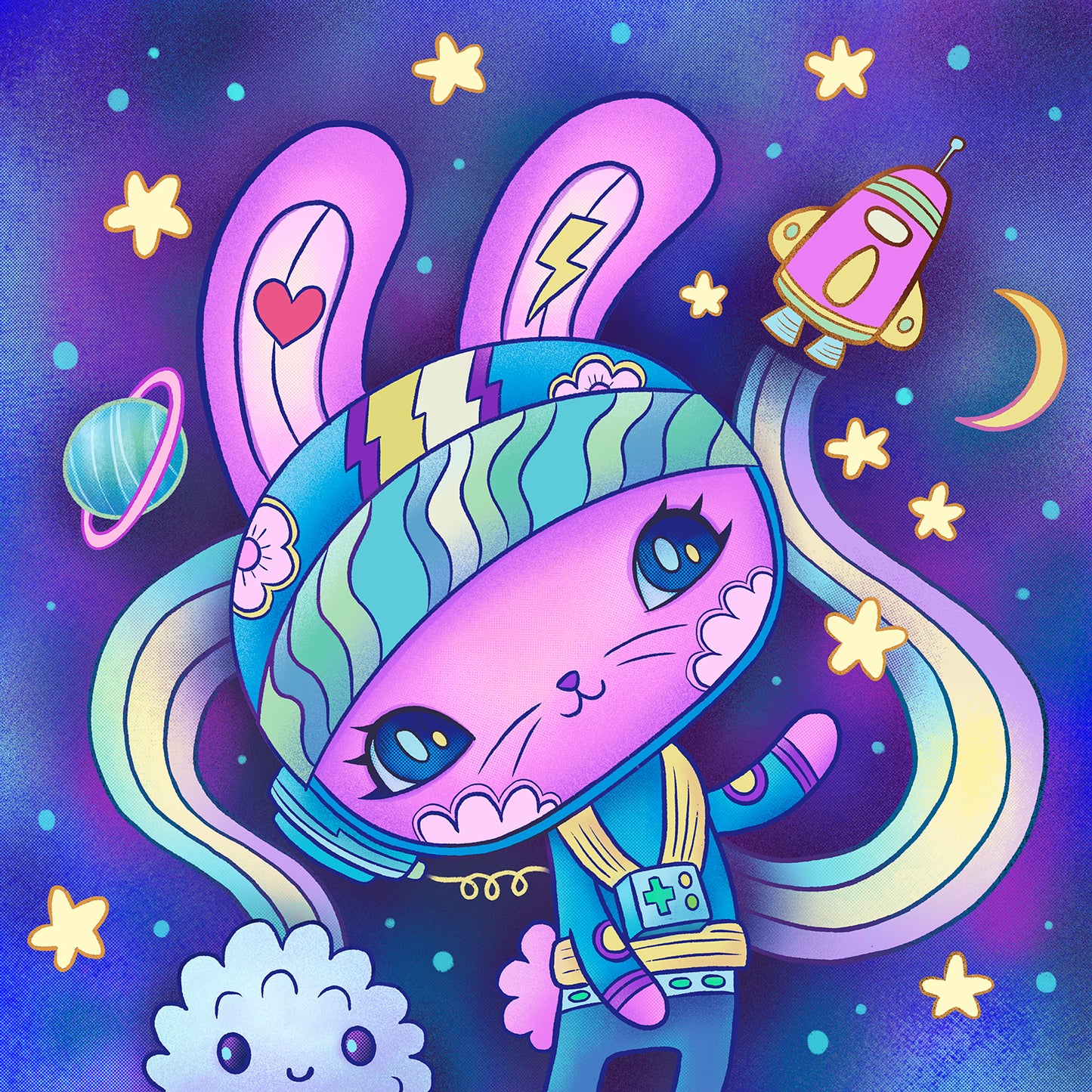 Space Bunny Take Off
