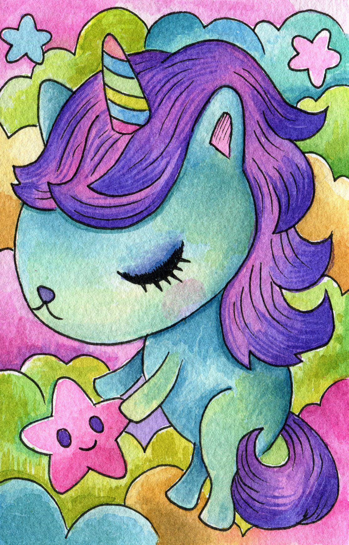 Unicorn - Mini Print