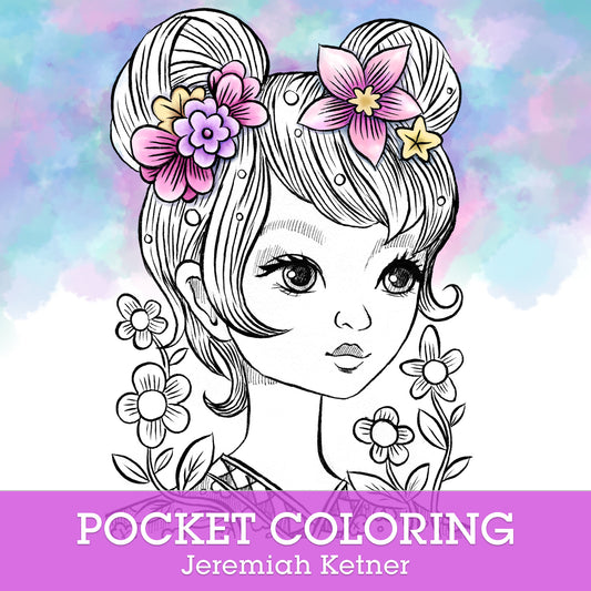 Pocket Coloring Book | Jeremiah Ketner | Instant Download pdf